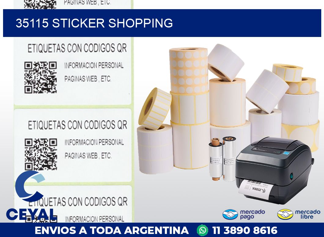 35115 STICKER SHOPPING
