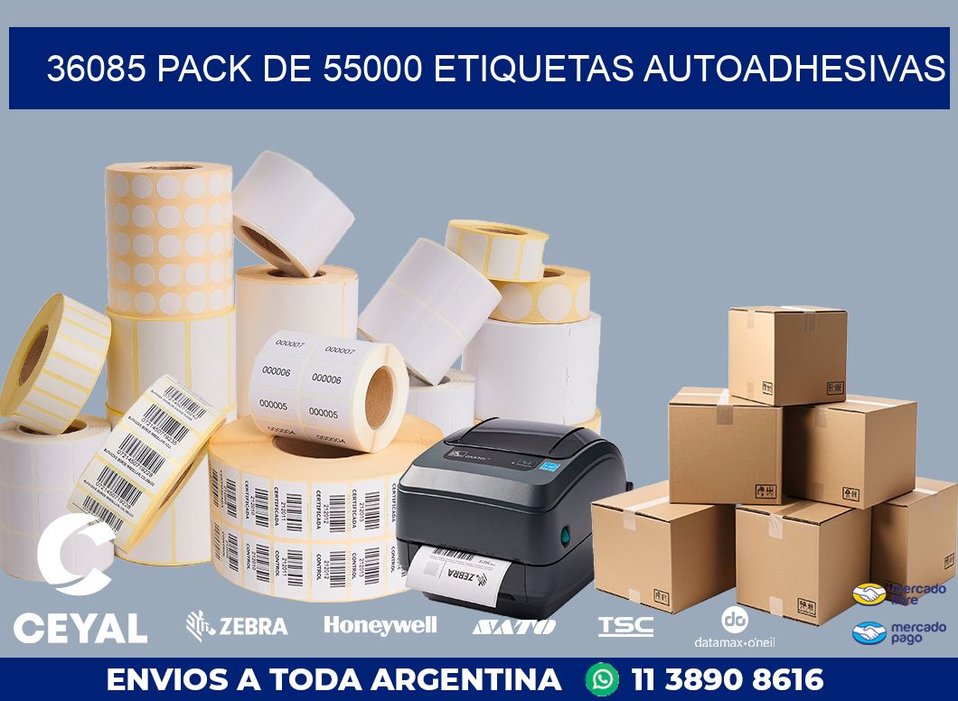 36085 PACK DE 55000 ETIQUETAS AUTOADHESIVAS