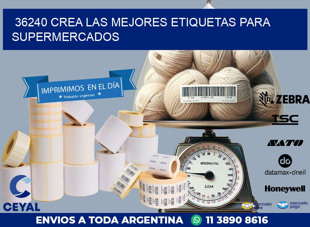 36240 CREA LAS MEJORES ETIQUETAS PARA SUPERMERCADOS
