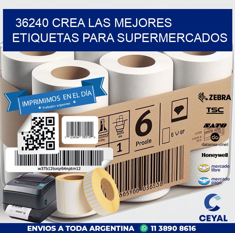 36240 CREA LAS MEJORES ETIQUETAS PARA SUPERMERCADOS