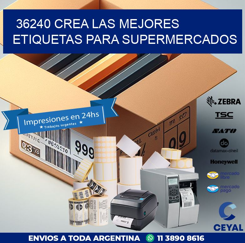 36240 CREA LAS MEJORES ETIQUETAS PARA SUPERMERCADOS