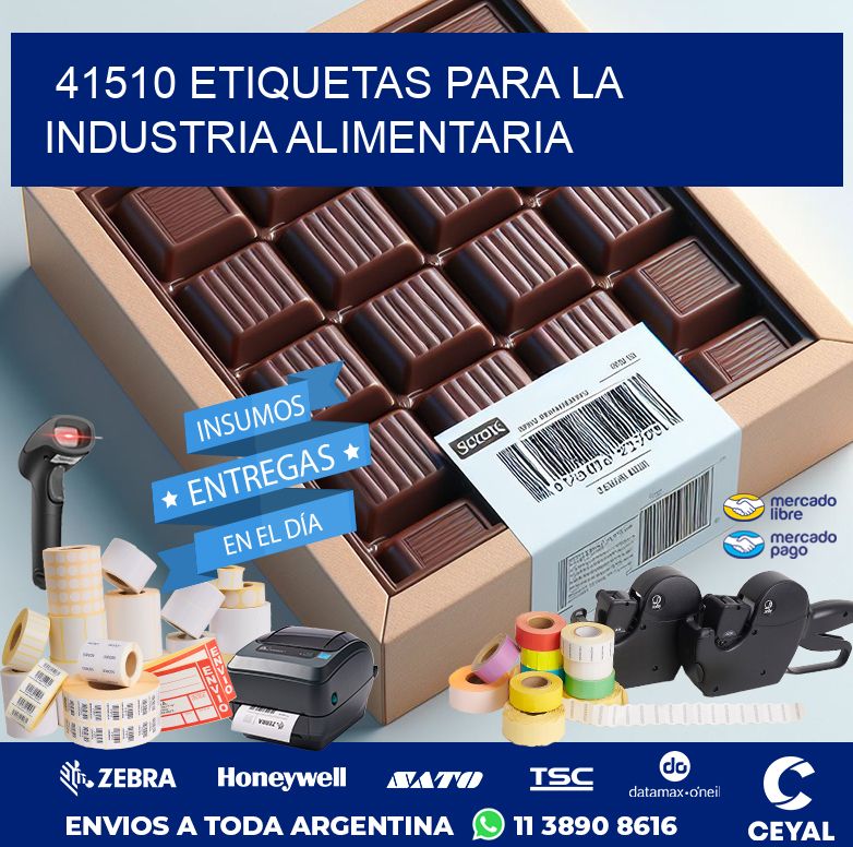 41510 ETIQUETAS PARA LA INDUSTRIA ALIMENTARIA