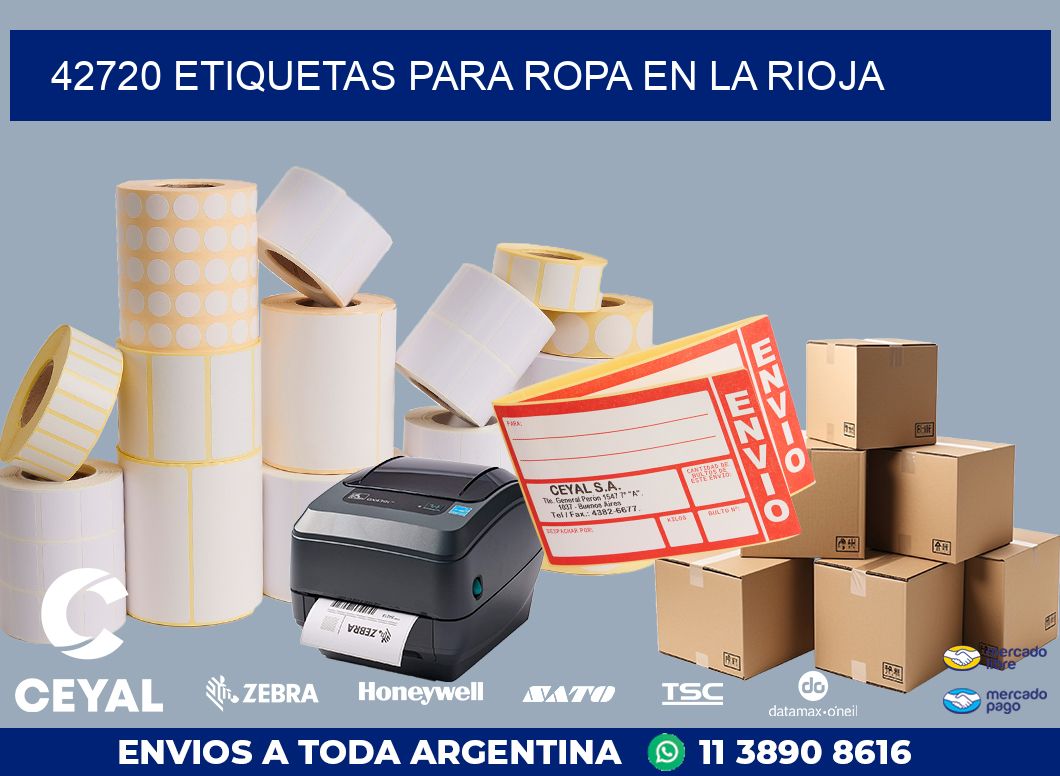 42720 ETIQUETAS PARA ROPA EN LA RIOJA