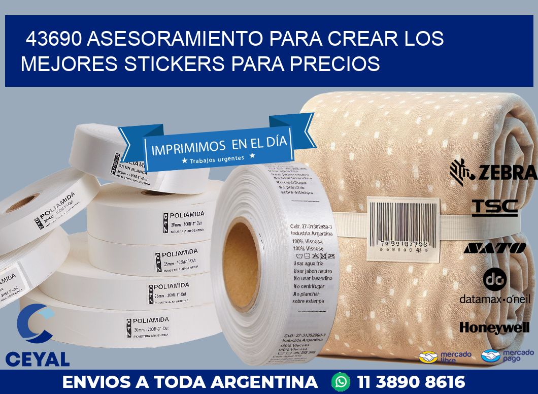 43690 ASESORAMIENTO PARA CREAR LOS MEJORES STICKERS PARA PRECIOS