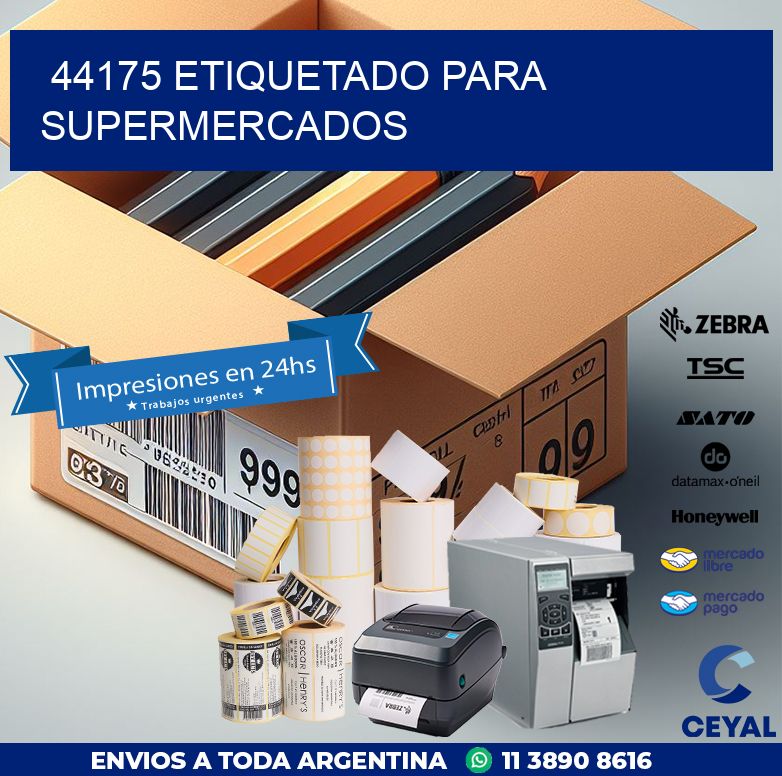 44175 ETIQUETADO PARA SUPERMERCADOS