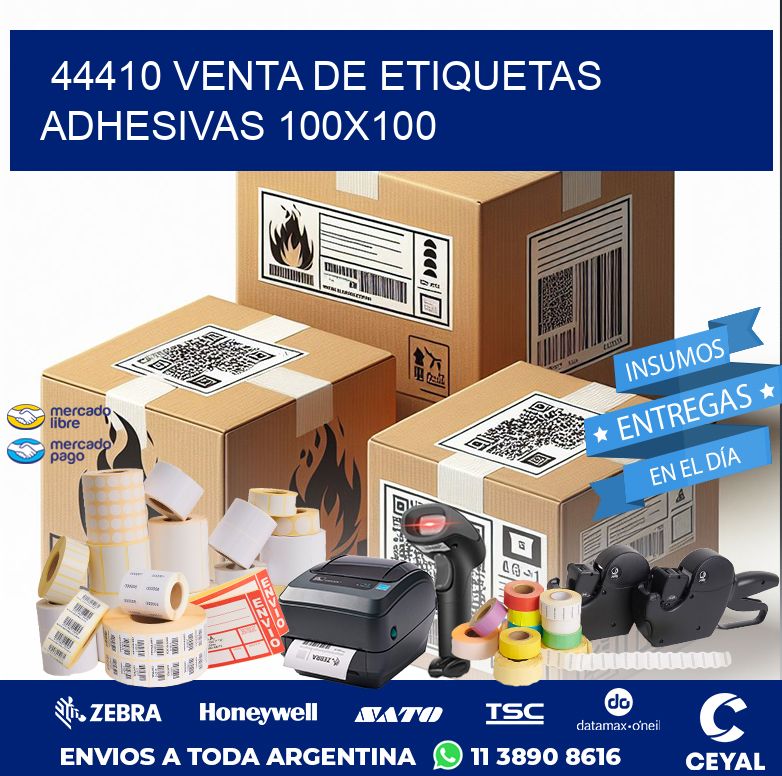 44410 VENTA DE ETIQUETAS ADHESIVAS 100X100