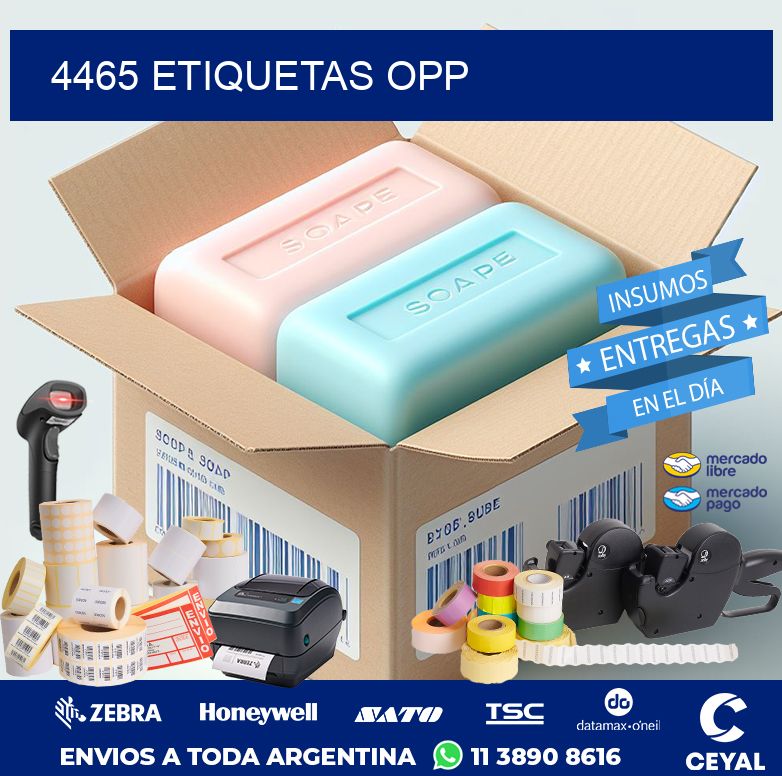 4465 ETIQUETAS OPP