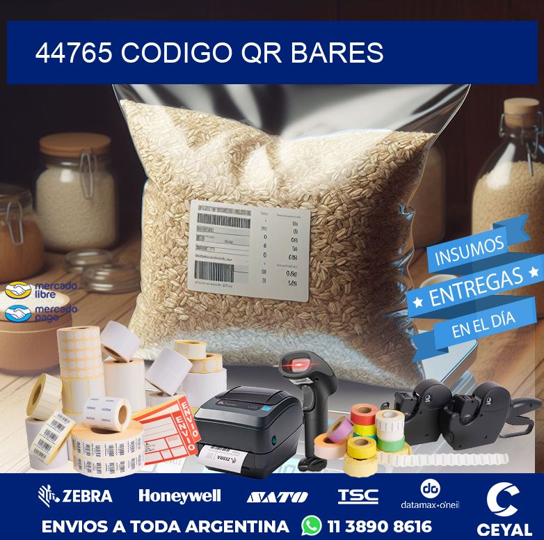 44765 CODIGO QR BARES