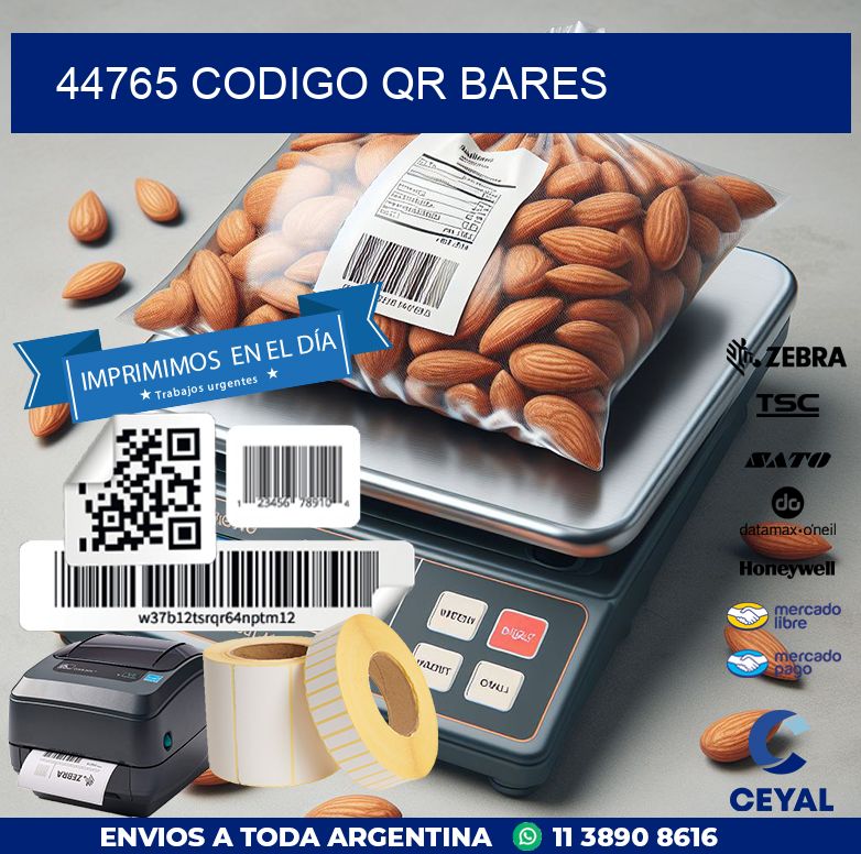 44765 CODIGO QR BARES