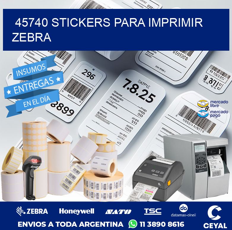 45740 STICKERS PARA IMPRIMIR ZEBRA