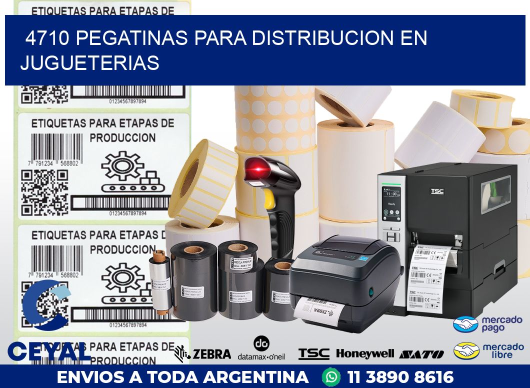 4710 PEGATINAS PARA DISTRIBUCION EN JUGUETERIAS