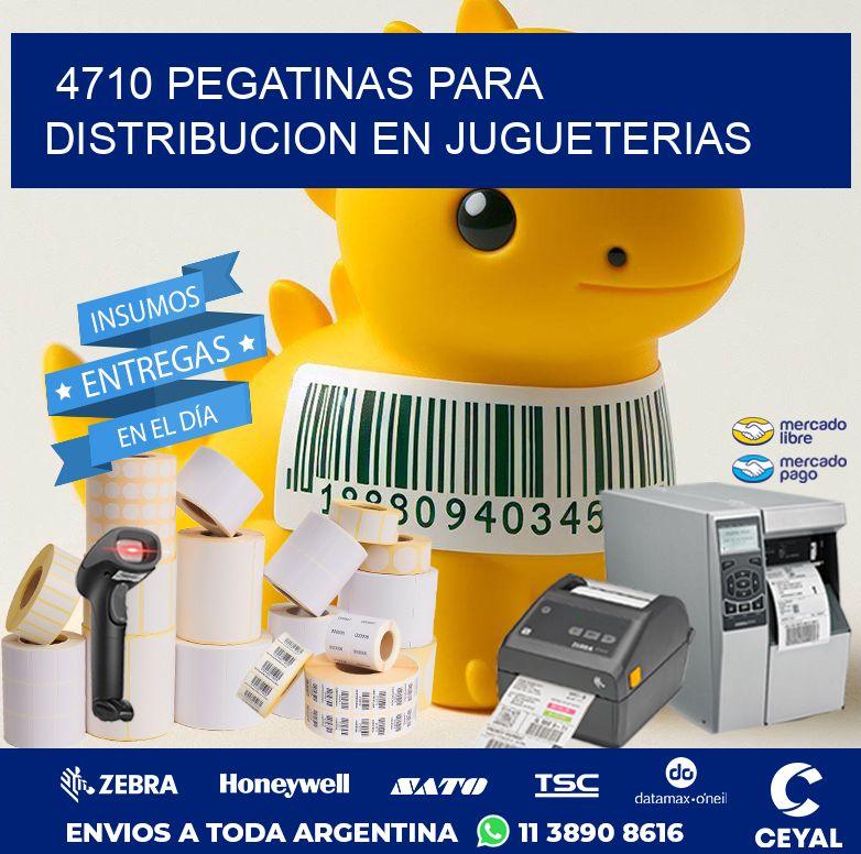 4710 PEGATINAS PARA DISTRIBUCION EN JUGUETERIAS