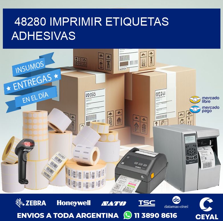 48280 IMPRIMIR ETIQUETAS ADHESIVAS