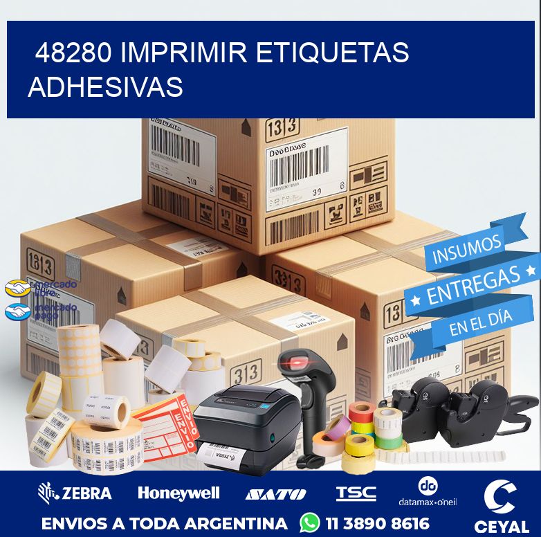 48280 IMPRIMIR ETIQUETAS ADHESIVAS
