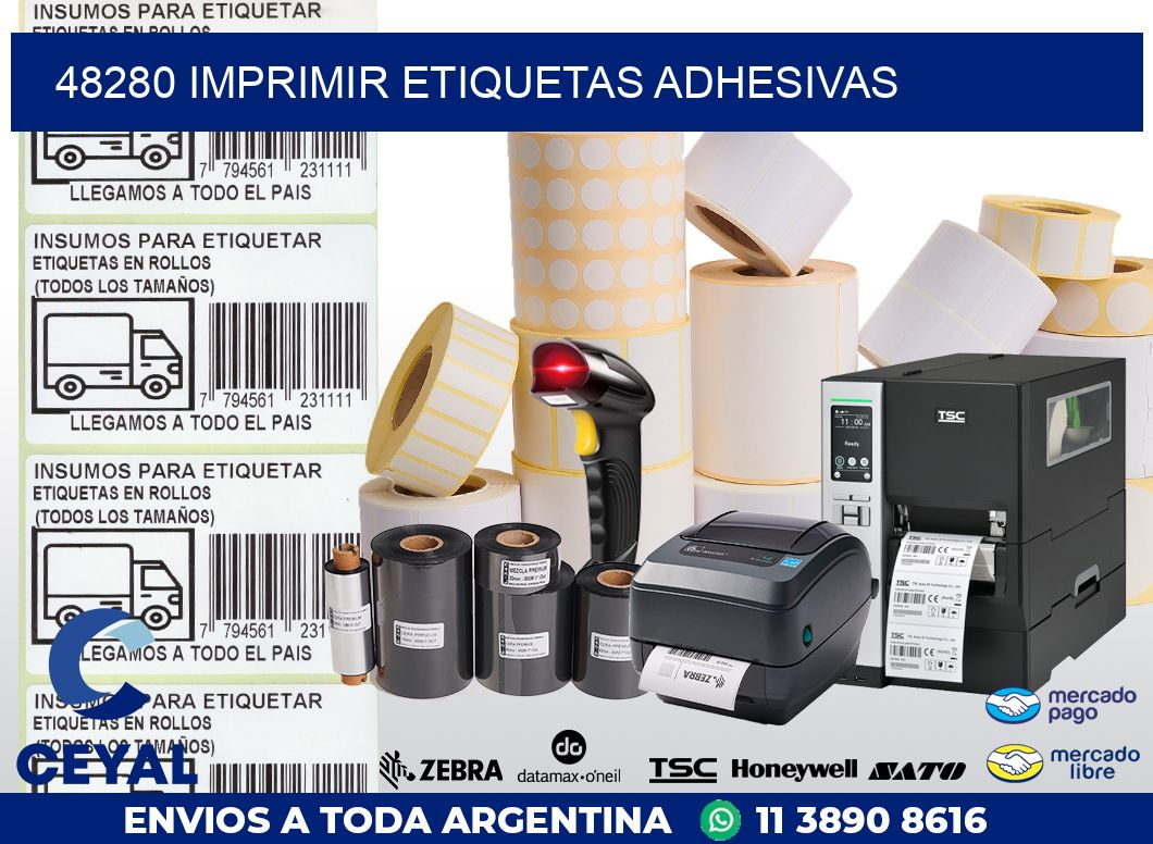 48280 IMPRIMIR ETIQUETAS ADHESIVAS