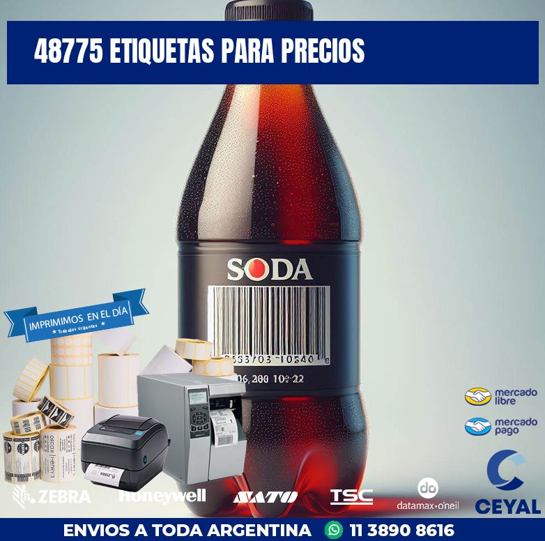 48775 ETIQUETAS PARA PRECIOS