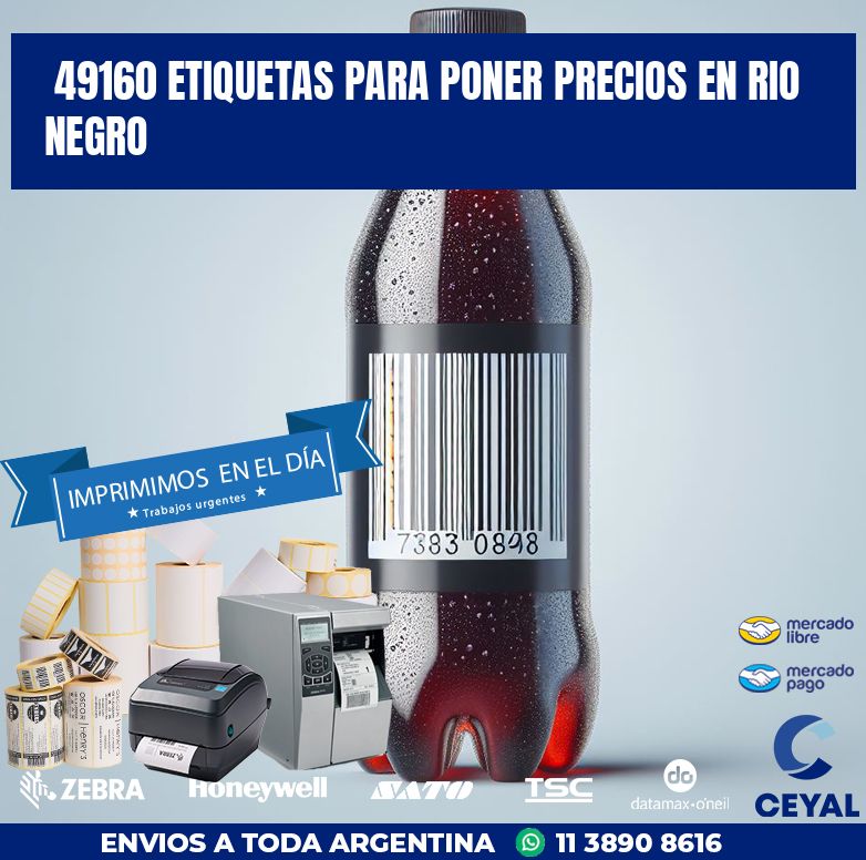 49160 ETIQUETAS PARA PONER PRECIOS EN RIO NEGRO