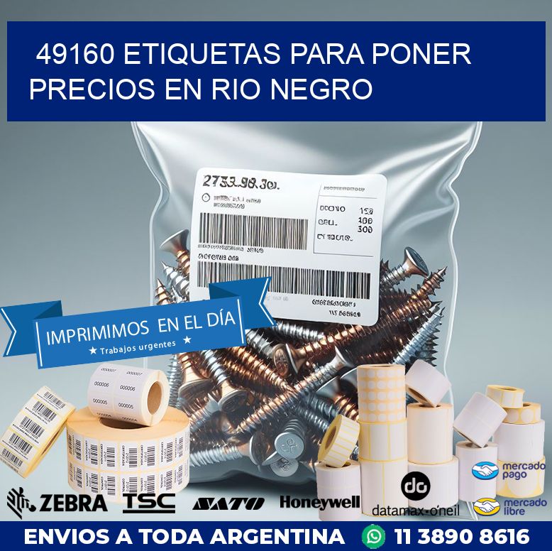 49160 ETIQUETAS PARA PONER PRECIOS EN RIO NEGRO