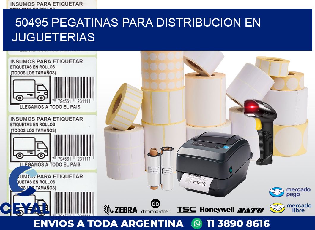 50495 PEGATINAS PARA DISTRIBUCION EN JUGUETERIAS