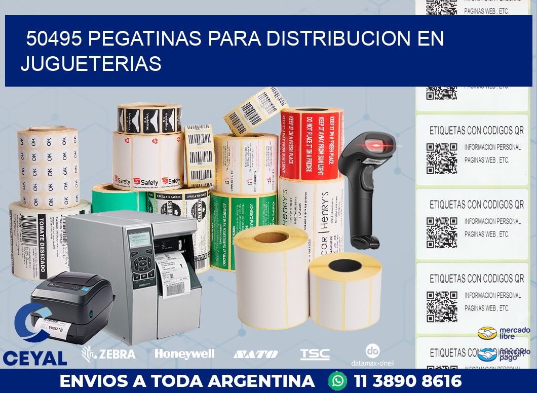 50495 PEGATINAS PARA DISTRIBUCION EN JUGUETERIAS