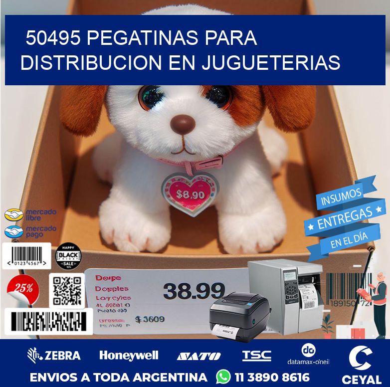 50495 PEGATINAS PARA DISTRIBUCION EN JUGUETERIAS