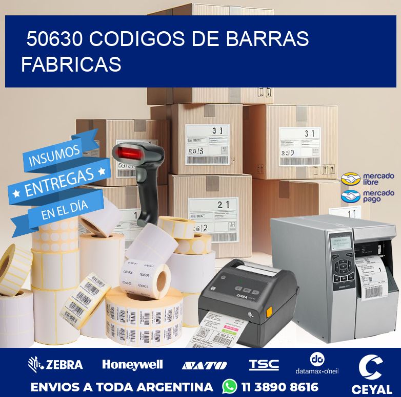 50630 CODIGOS DE BARRAS FABRICAS