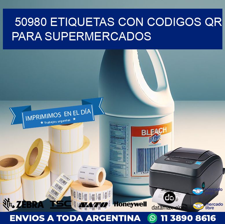 50980 ETIQUETAS CON CODIGOS QR PARA SUPERMERCADOS