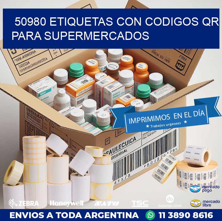 50980 ETIQUETAS CON CODIGOS QR PARA SUPERMERCADOS