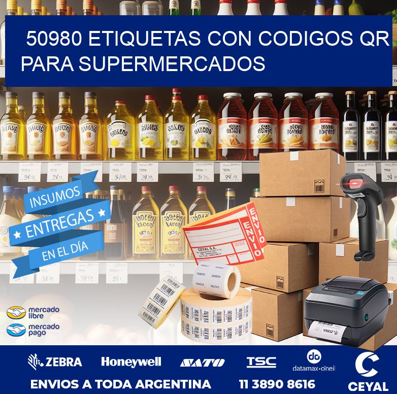 50980 ETIQUETAS CON CODIGOS QR PARA SUPERMERCADOS