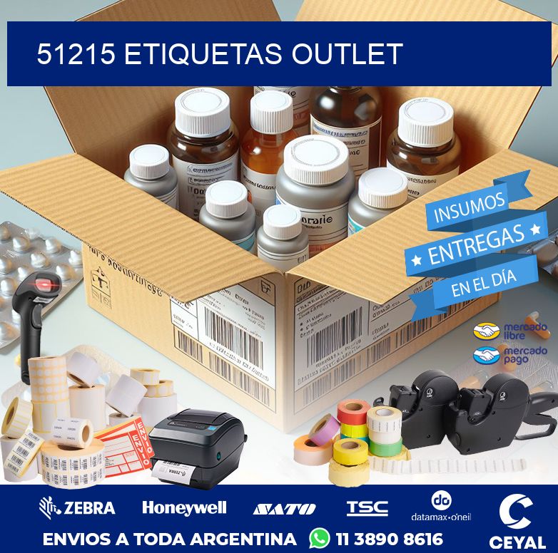 51215 ETIQUETAS OUTLET
