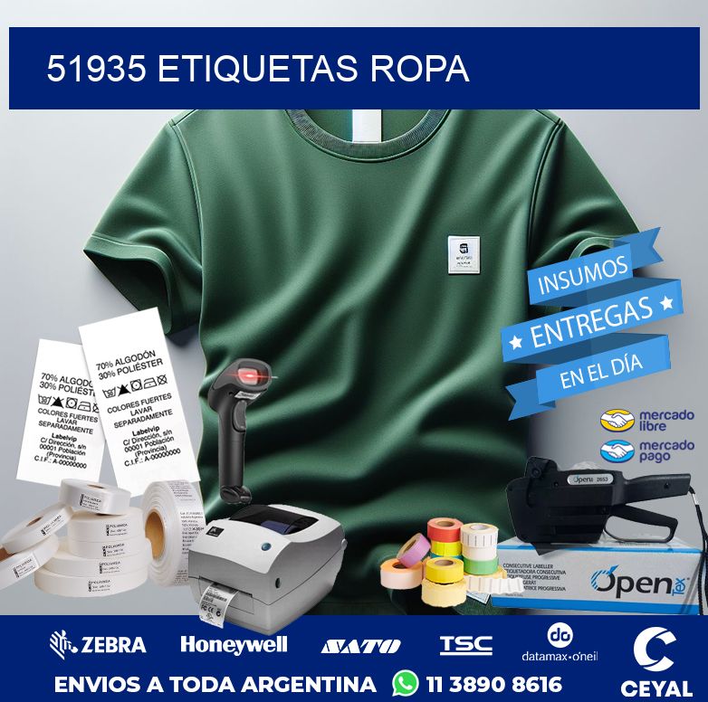 51935 ETIQUETAS ROPA