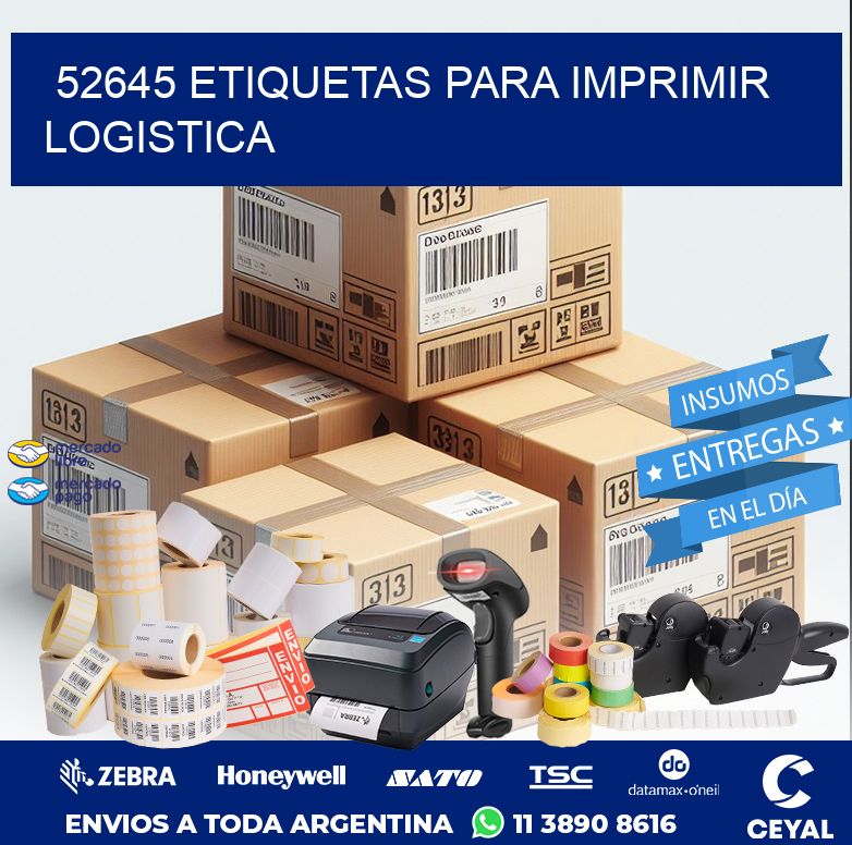 52645 ETIQUETAS PARA IMPRIMIR LOGISTICA