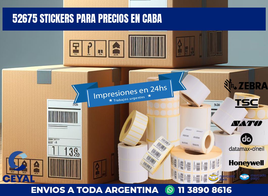 52675 STICKERS PARA PRECIOS EN CABA