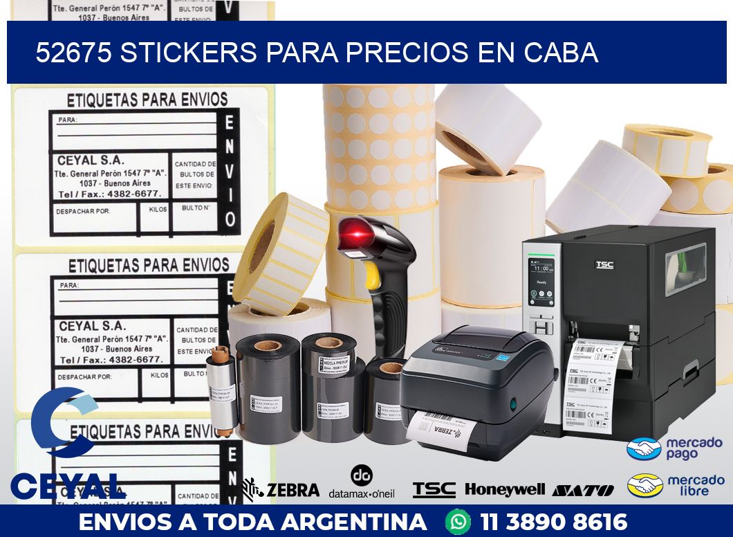 52675 STICKERS PARA PRECIOS EN CABA
