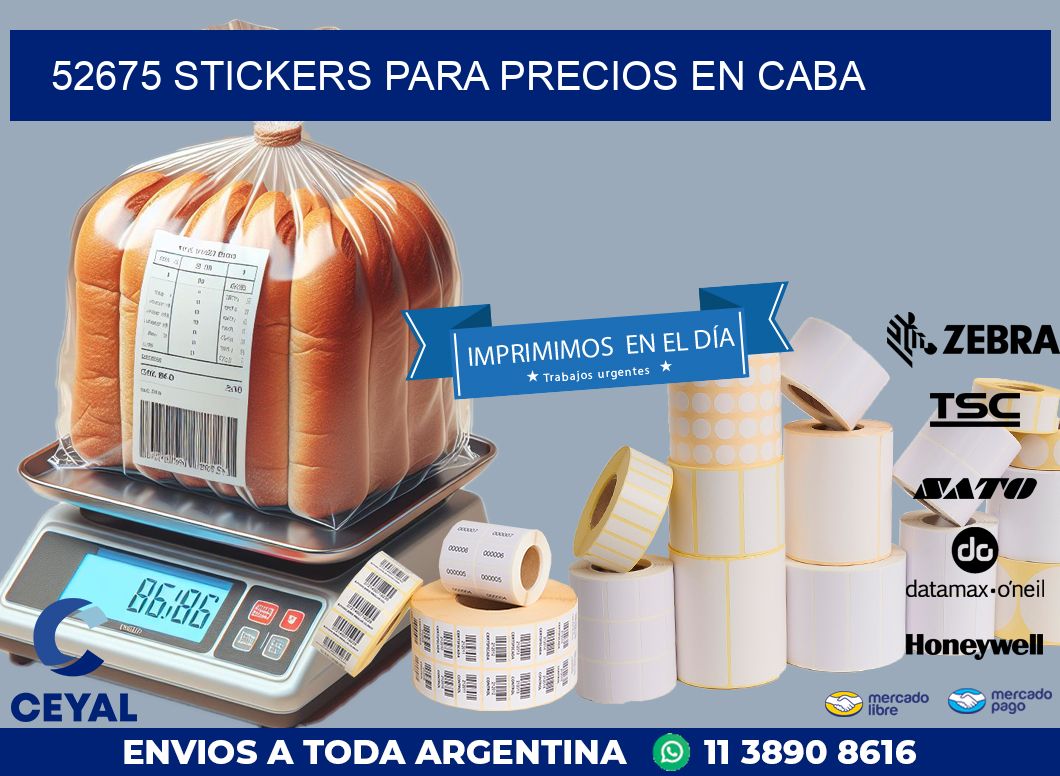 52675 STICKERS PARA PRECIOS EN CABA