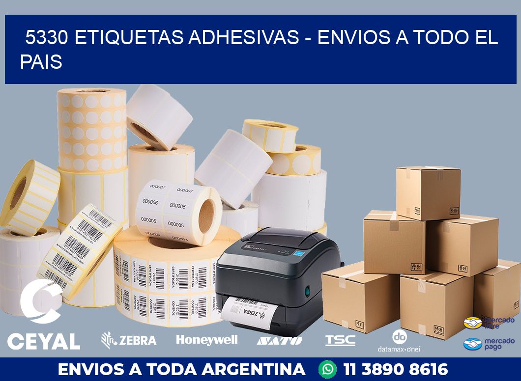 5330 ETIQUETAS ADHESIVAS – ENVIOS A TODO EL PAIS
