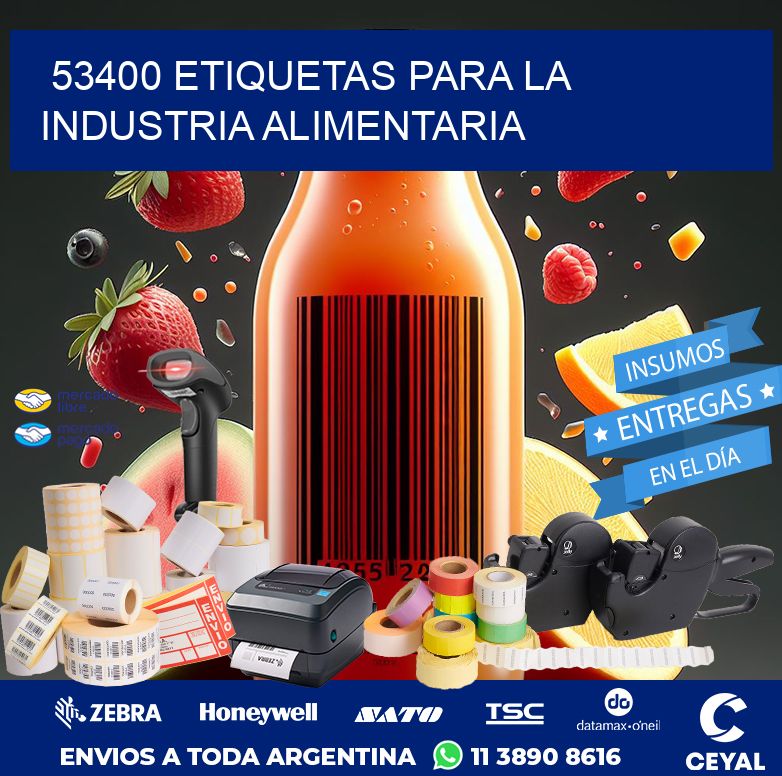 53400 ETIQUETAS PARA LA INDUSTRIA ALIMENTARIA