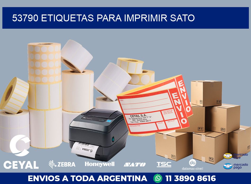 53790 ETIQUETAS PARA IMPRIMIR SATO