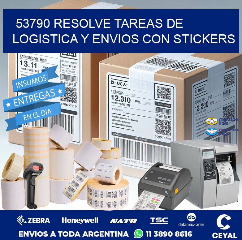 53790 RESOLVE TAREAS DE LOGISTICA Y ENVIOS CON STICKERS