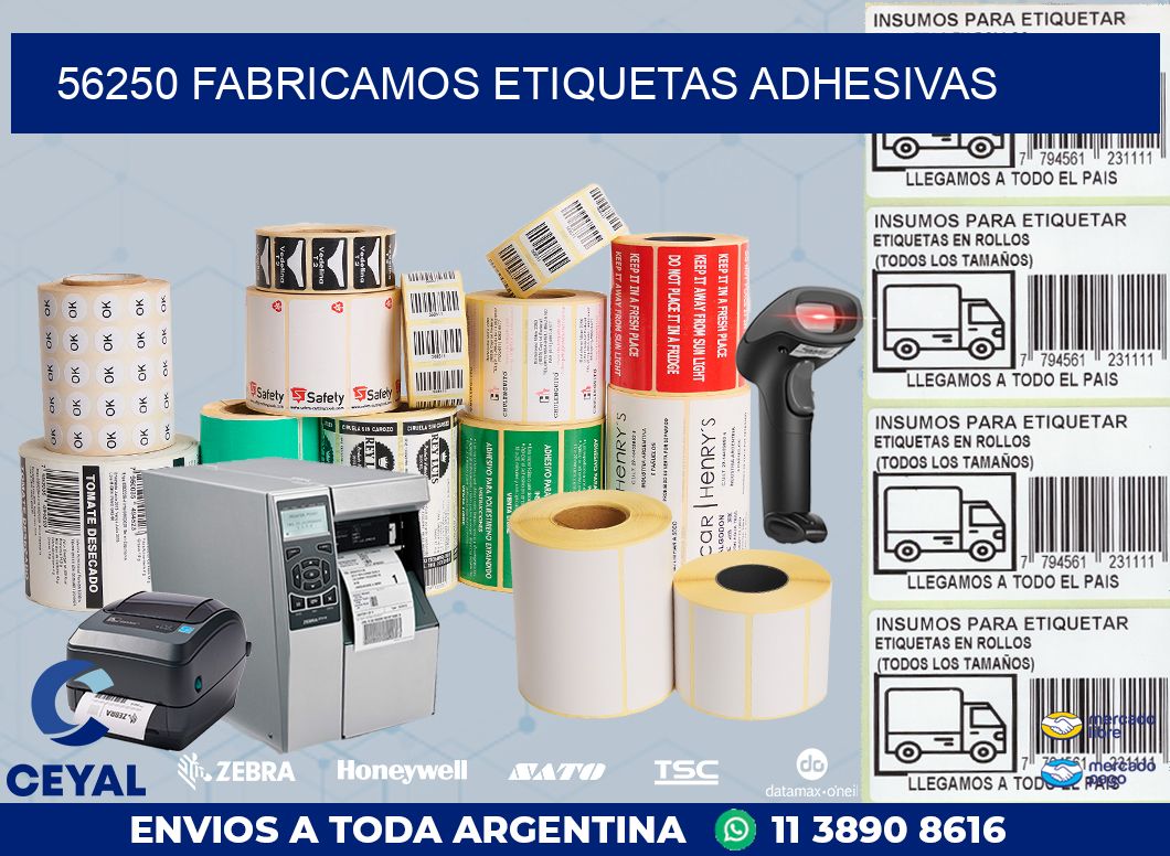 56250 FABRICAMOS ETIQUETAS ADHESIVAS