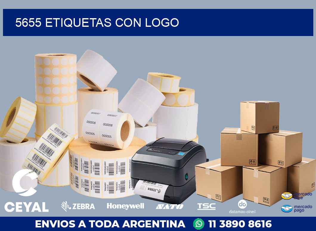 5655 ETIQUETAS CON LOGO