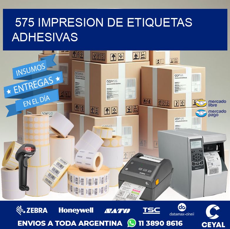 575 IMPRESION DE ETIQUETAS ADHESIVAS