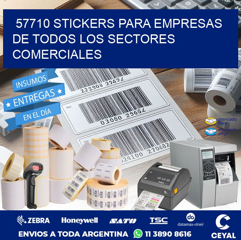 57710 STICKERS PARA EMPRESAS DE TODOS LOS SECTORES COMERCIALES