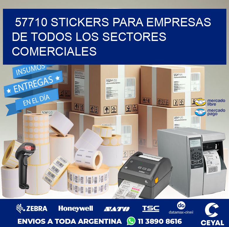 57710 STICKERS PARA EMPRESAS DE TODOS LOS SECTORES COMERCIALES