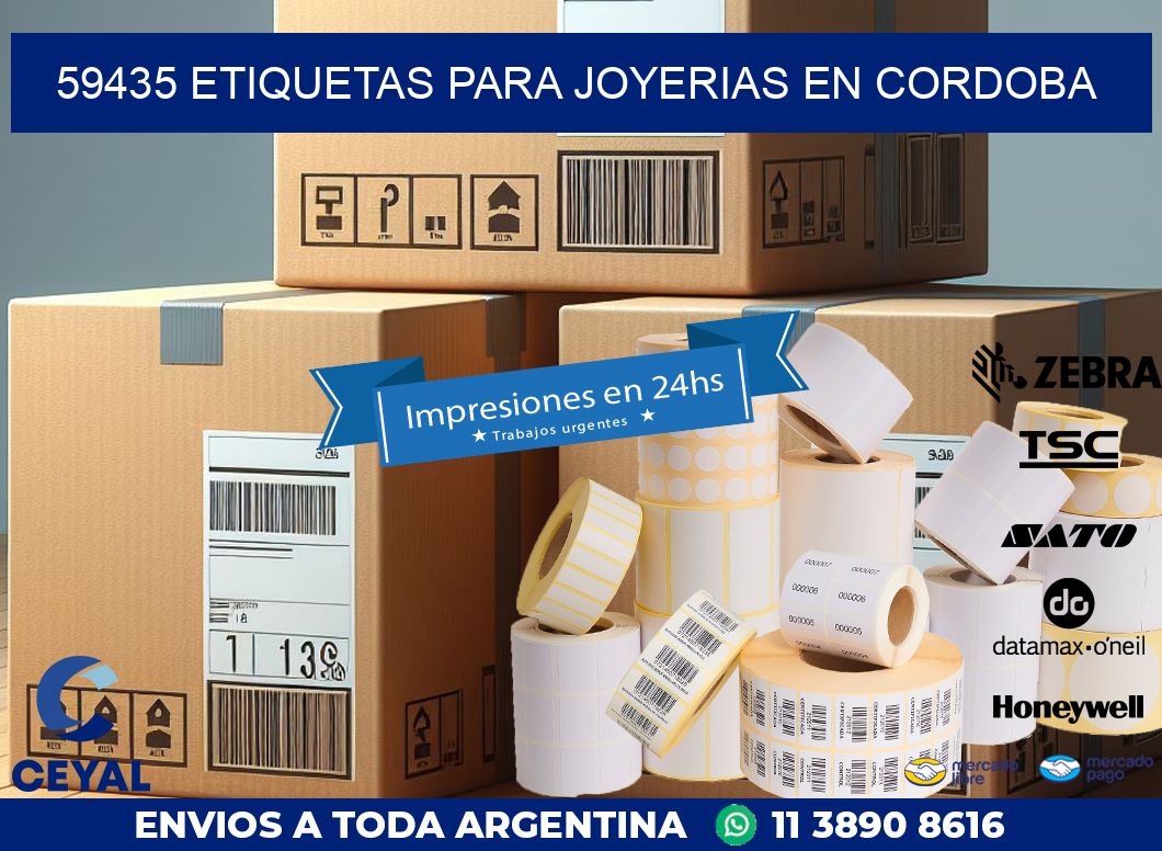 59435 ETIQUETAS PARA JOYERIAS EN CORDOBA