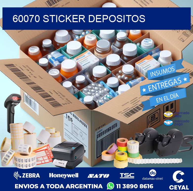 60070 STICKER DEPOSITOS