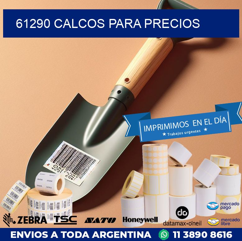 61290 CALCOS PARA PRECIOS