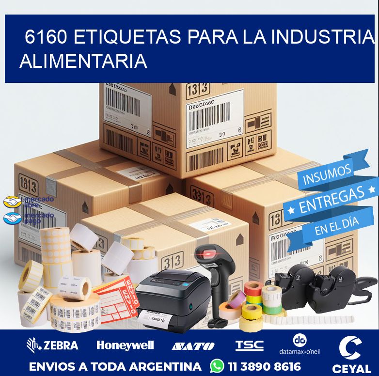 6160 ETIQUETAS PARA LA INDUSTRIA ALIMENTARIA