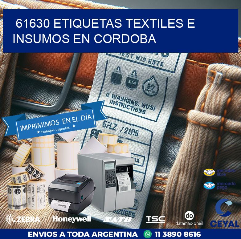 61630 ETIQUETAS TEXTILES E INSUMOS EN CORDOBA