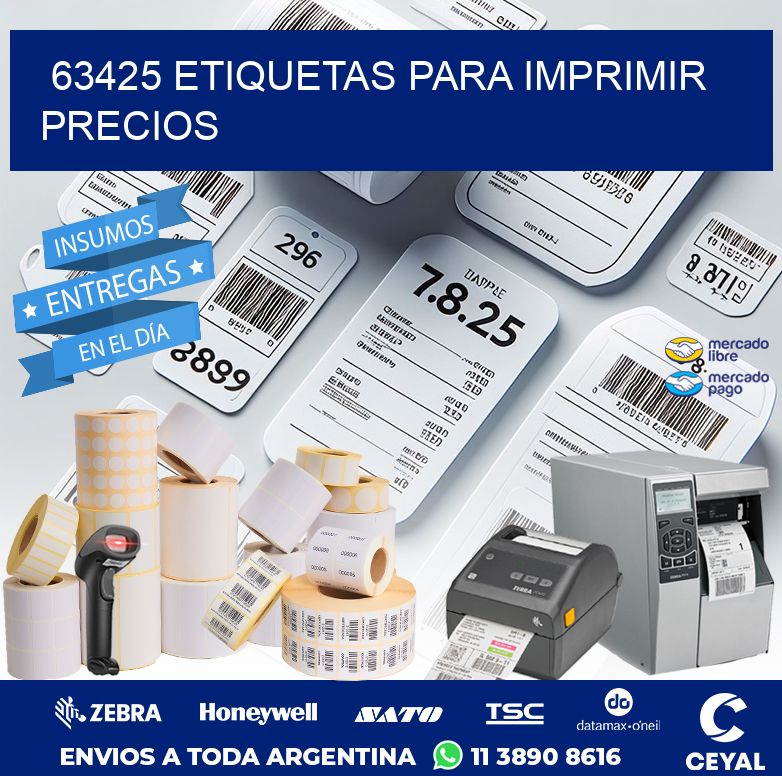 63425 ETIQUETAS PARA IMPRIMIR PRECIOS
